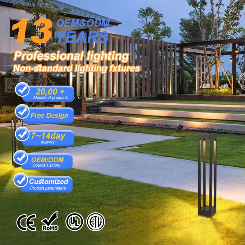 COB Chip LED Bollard Light IP6 - Ac Outdoor Power recension och pris