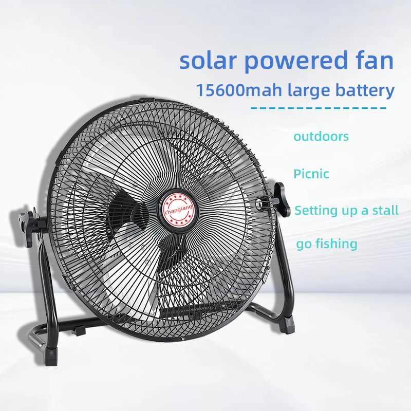 14 Inch Portable Solar Fan,Rec - Ac Outdoor Power recension och pris