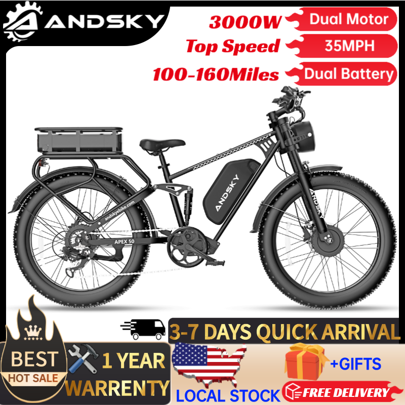 ANDSKY Apex50 AWD Electric Bik - Outdoor Power Tool Kit recension och pris